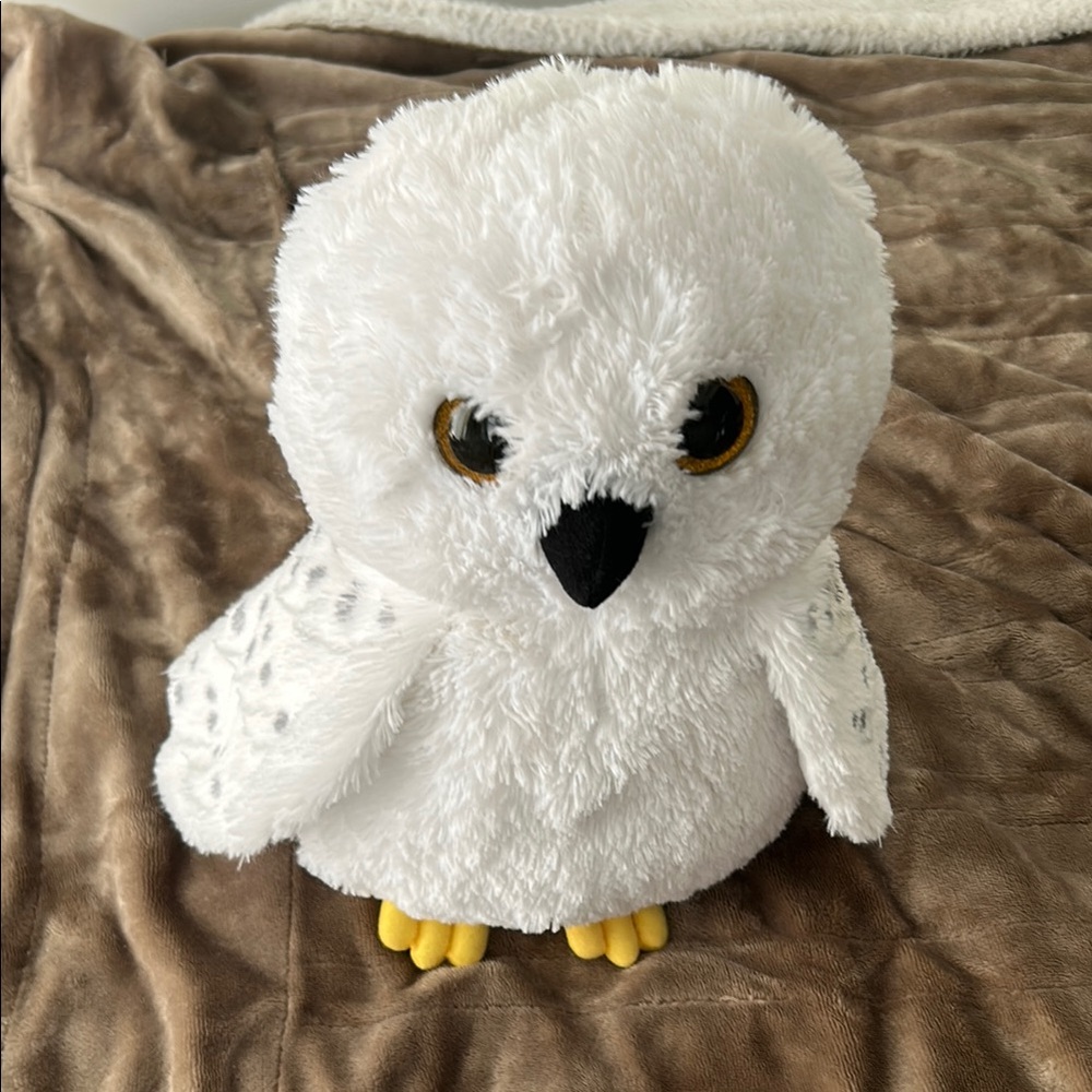 Warner Bros Harry Potter White and Black Stuffed Animal Plush